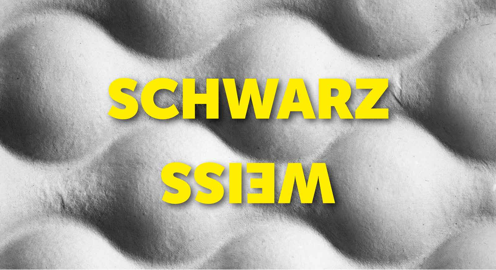 Schwarz Weiß Flyer